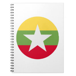 Cuaderno Bandera de Myanmar