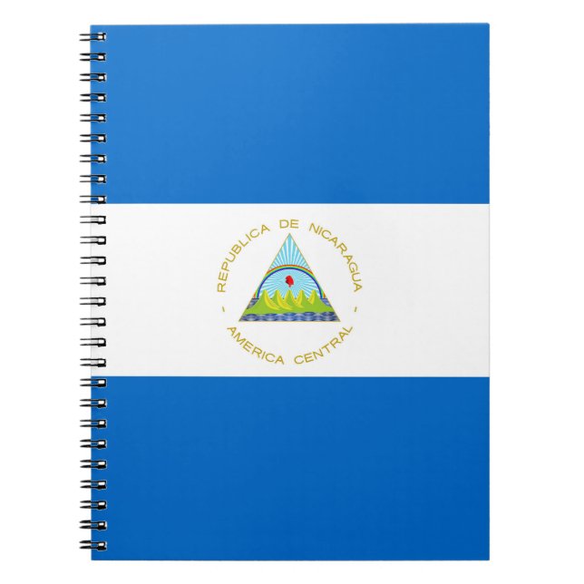 Cuaderno Bandera de Nicaragua (Frente)