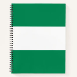 Cuaderno Bandera de Nigeria
