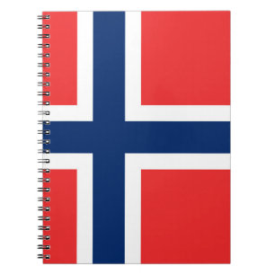 Cuaderno Bandera de Noruega