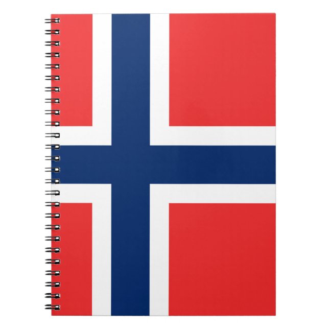 Cuaderno Bandera de Noruega (Frente)