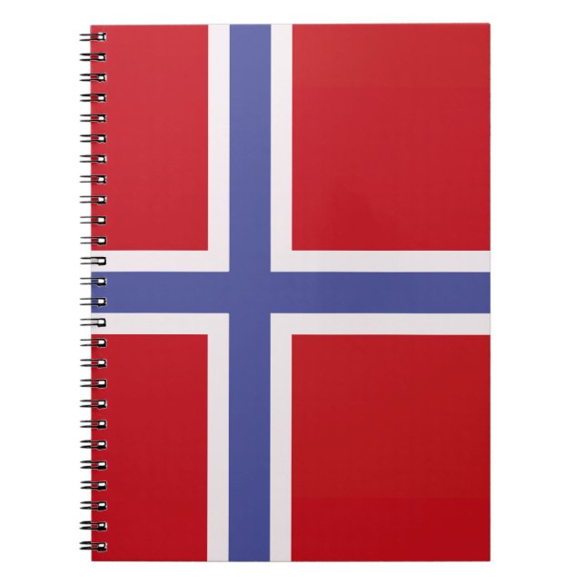 Cuaderno Bandera de Noruega (Frente)