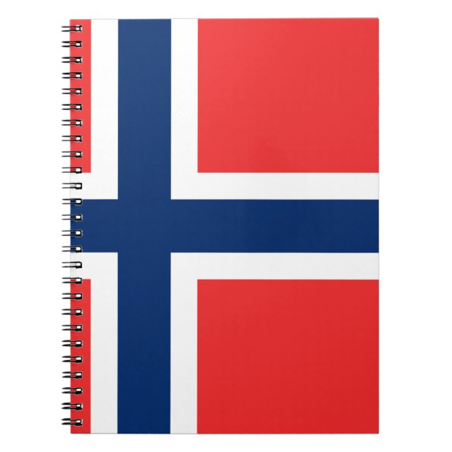 Cuaderno Bandera de Noruega (Frente)