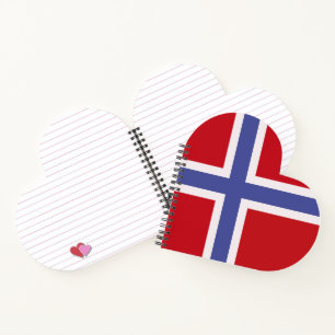 Cuaderno Bandera de Noruega