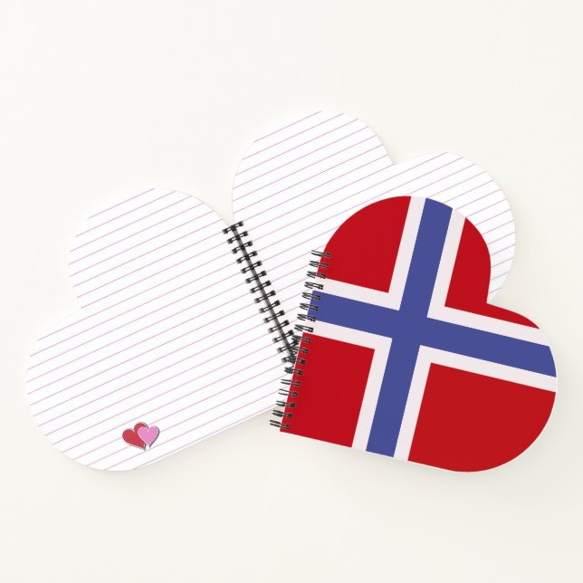 Cuaderno Bandera de Noruega (Interior)