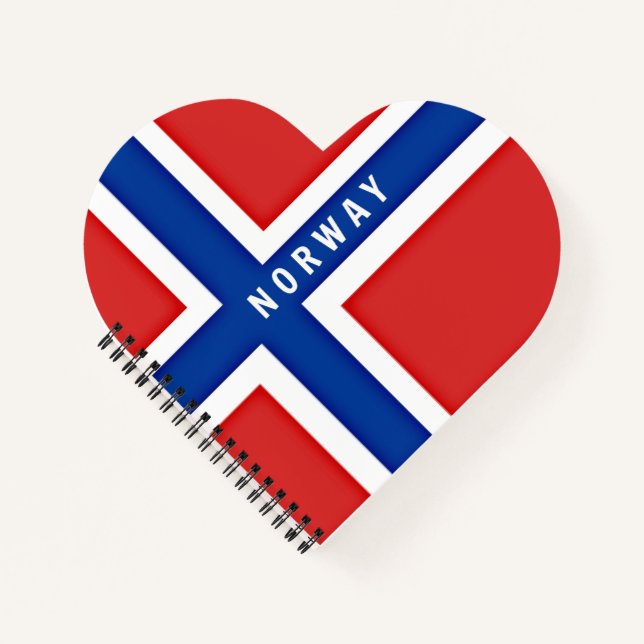 Cuaderno Bandera de Noruega (Anverso)