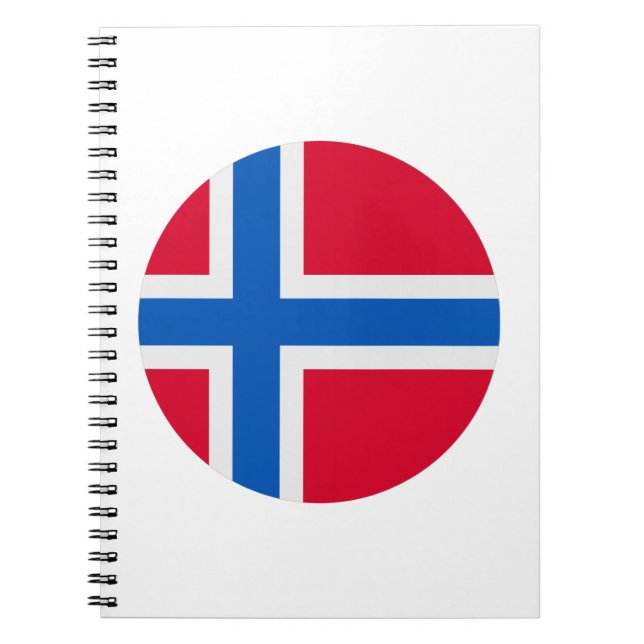 Cuaderno Bandera de Noruega (Frente)