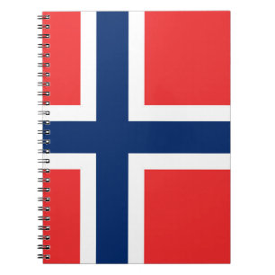 Cuaderno Bandera de Noruega