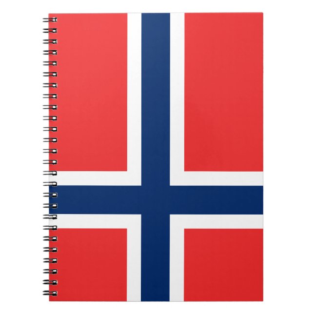 Cuaderno Bandera de Noruega (Frente)