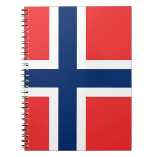 Cuaderno Bandera de Noruega