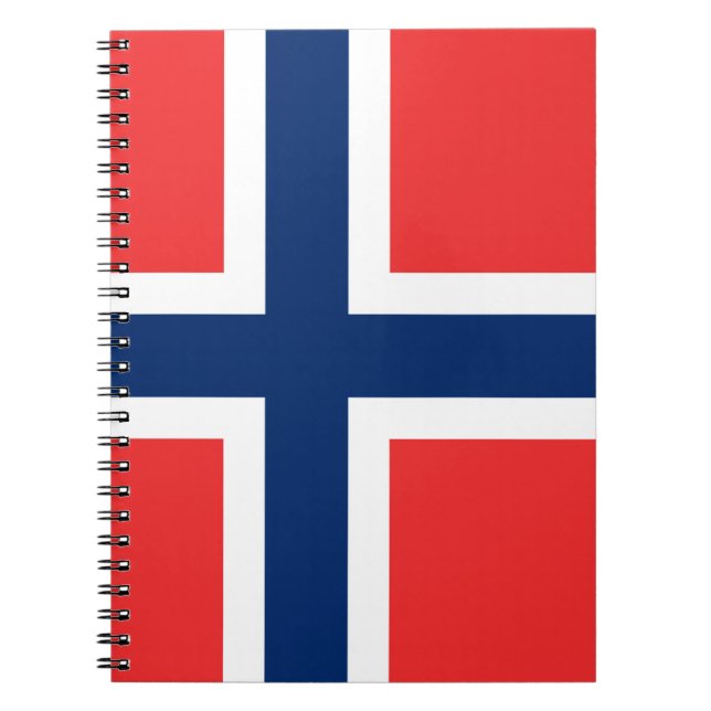 Cuaderno Bandera de Noruega (Frente)