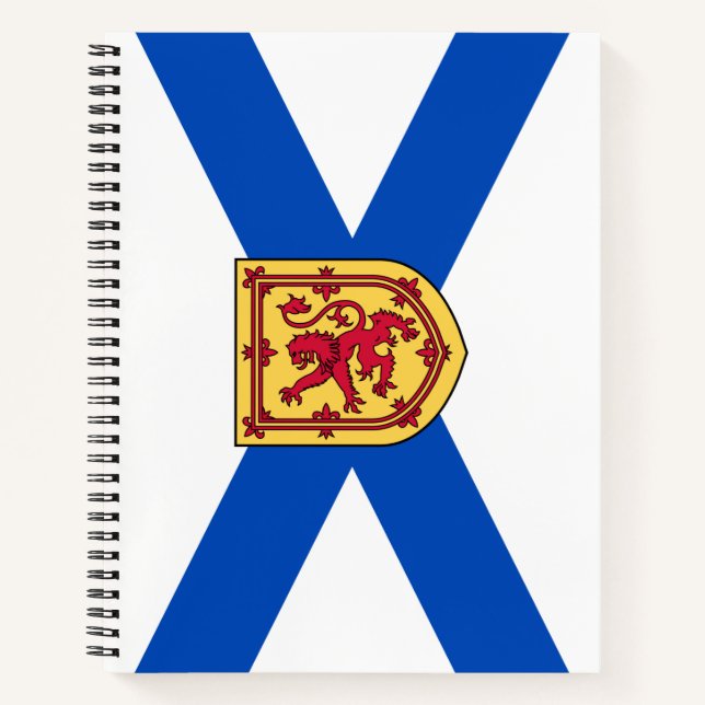 Cuaderno Bandera de Nueva Escocia (provincia canadiense) (Anverso)