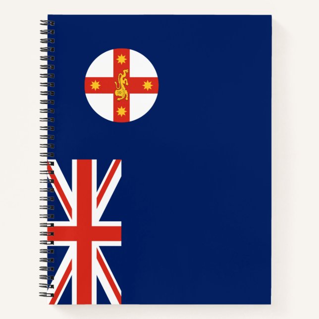 Cuaderno Bandera de Nueva Gales del Sur (Estado de Australi (Anverso)