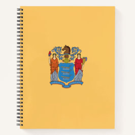 Cuaderno Bandera de Nueva Jersey