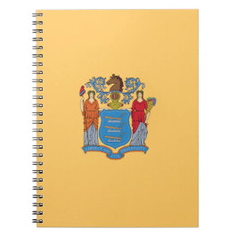 Cuaderno Bandera de Nueva Jersey