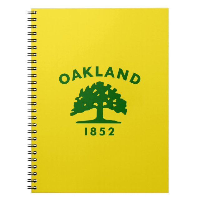 Cuaderno Bandera de Oakland (California) (Frente)
