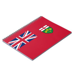 Cuaderno Bandera de Ontario