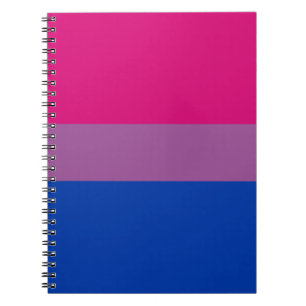 Cuaderno Bandera de orgullo bisexual