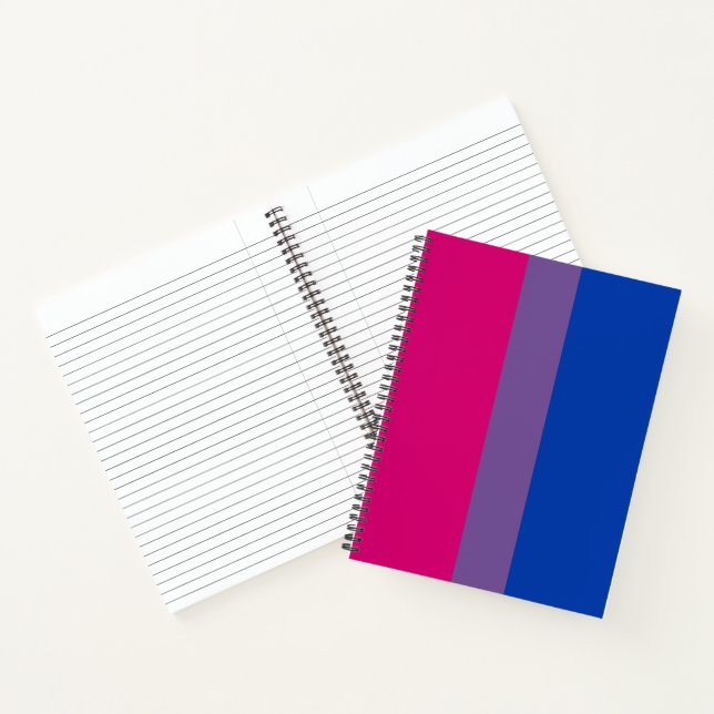 Cuaderno Bandera de orgullo bisexual (Interior)