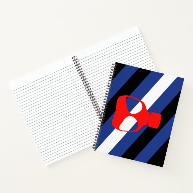 Cuaderno Bandera de Orgullo de Máscara (Interior)