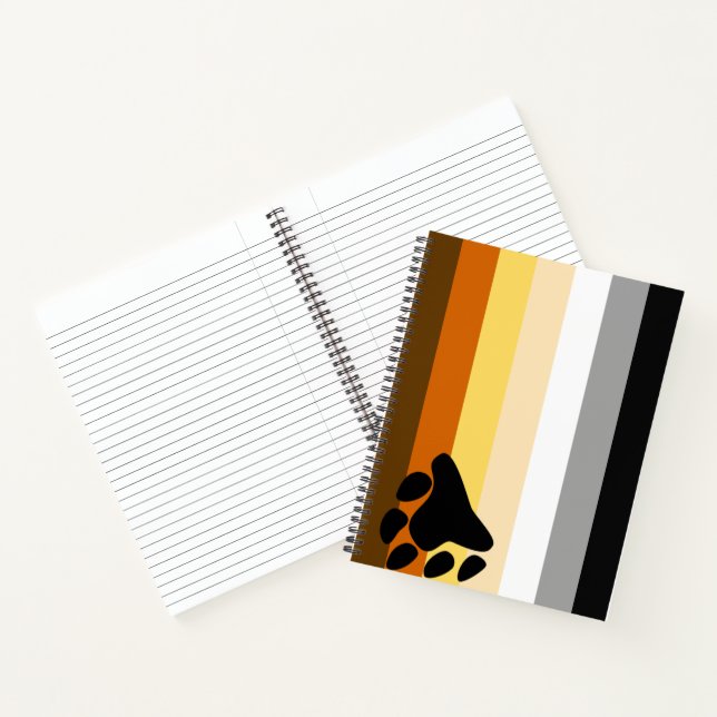 Cuaderno Bandera de Orgullo de Osos (Interior)
