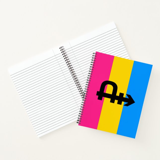 Cuaderno Bandera de Orgullo Pansexual (Interior)
