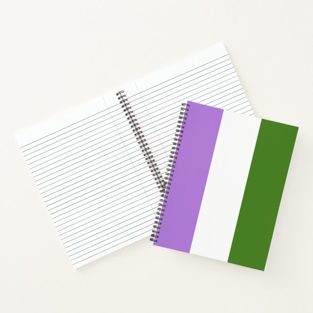 Cuaderno Bandera de Orgullo Queer (Interior)