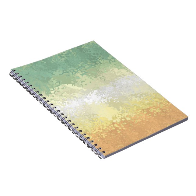 Cuaderno Bandera de Orgullo Trippy Boho Groovy Abstract Gen (Lado Derecho)