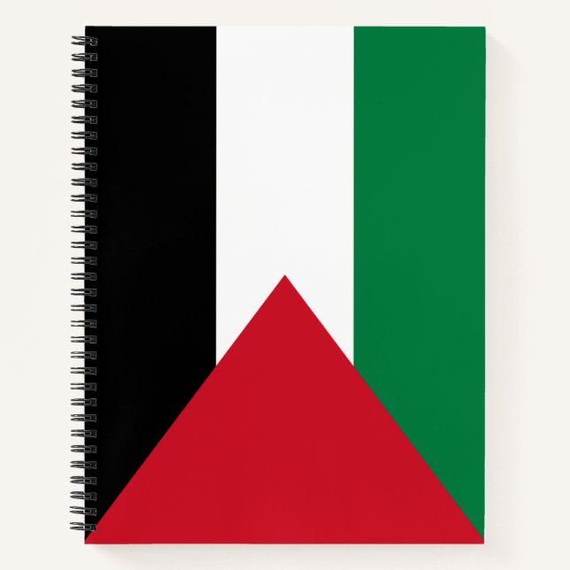 Cuaderno Bandera de Palestina (Palestina) (Anverso)
