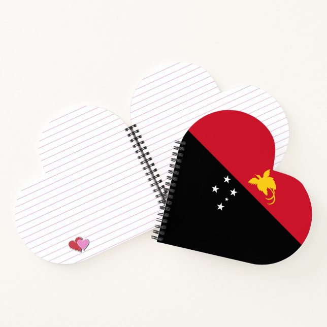 Cuaderno Bandera de Papúa Nueva Guinea (Interior)