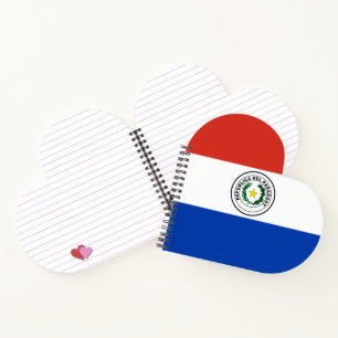 Cuaderno Bandera de Paraguay