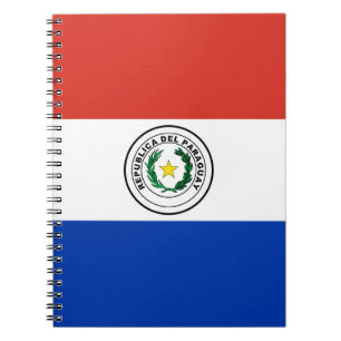 Cuaderno Bandera de Paraguay