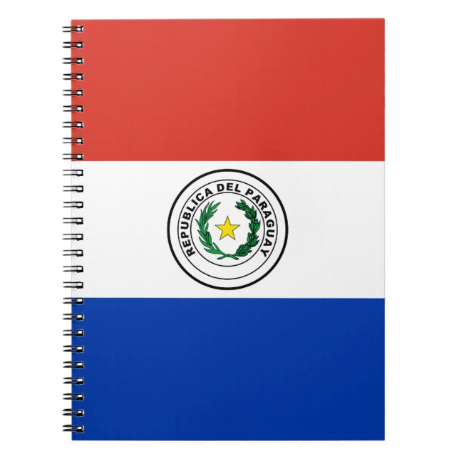 Cuaderno Bandera de Paraguay (Frente)