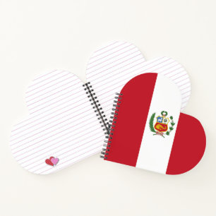 Cuaderno Bandera de Perú