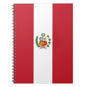 Cuaderno Bandera de Perú