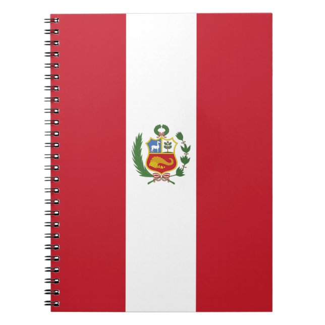 Cuaderno Bandera de Perú (Frente)