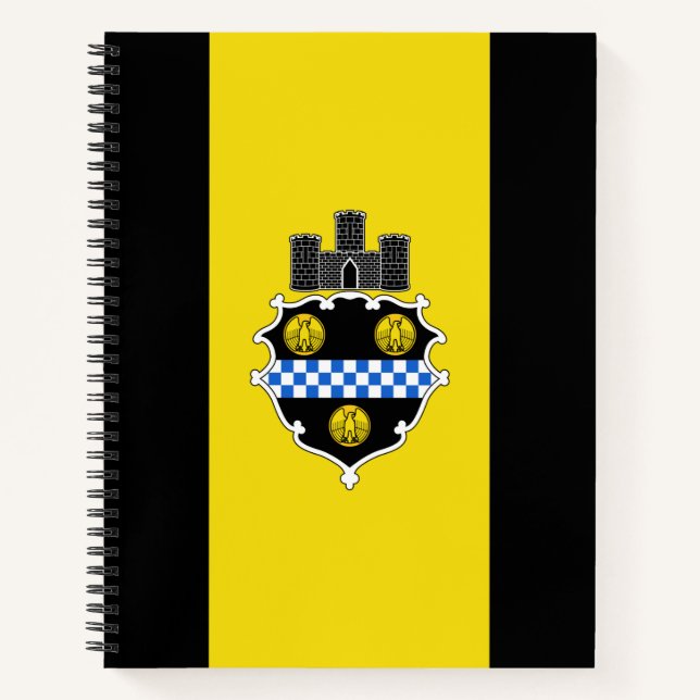 Cuaderno Bandera de Pittsburgh, bloc de notas de Pennsylvan (Anverso)