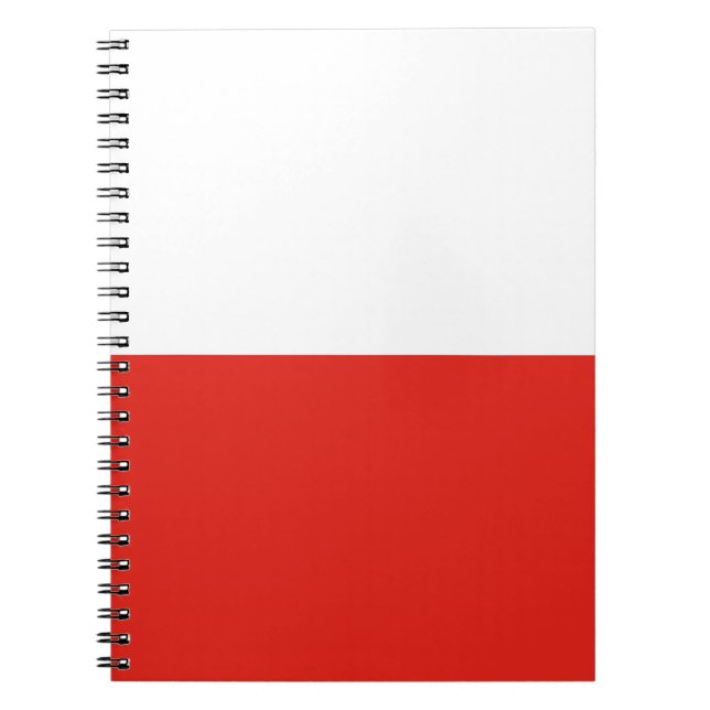 Cuaderno Bandera de Polonia (Frente)