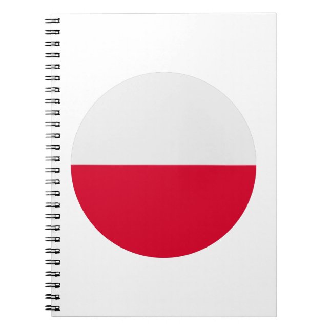 Cuaderno Bandera de Polonia (Frente)