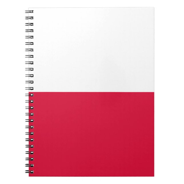 Cuaderno Bandera de Polonia (Frente)
