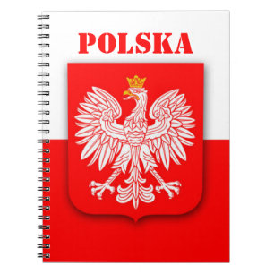 Cuaderno Bandera de Polonia fútbol patriótico Polska viajar
