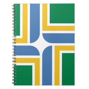 Cuaderno Bandera de Portland, Oregon Notebook