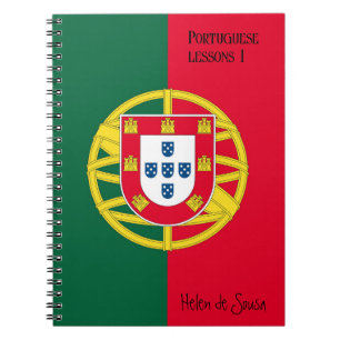 Cuaderno Bandera de Portugal para el Día de Portugal