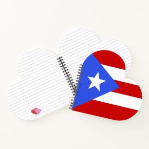 Cuaderno Bandera de Puerto Rico
