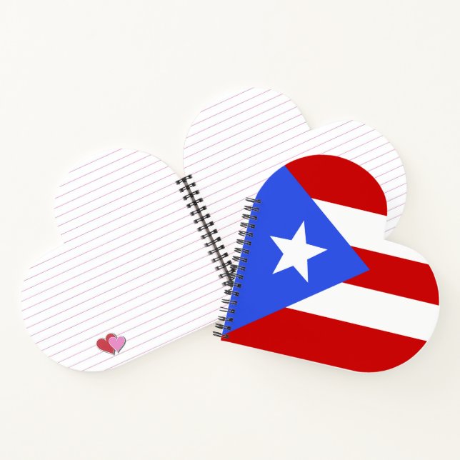 Cuaderno Bandera de Puerto Rico (Interior)