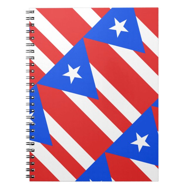Cuaderno Bandera de Puerto Rico (Frente)