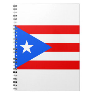 Cuaderno Bandera de Puerto Rico