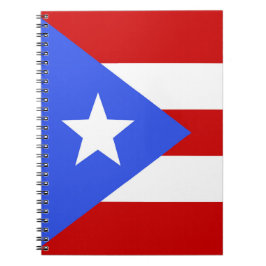 Cuaderno Bandera de Puerto Rico