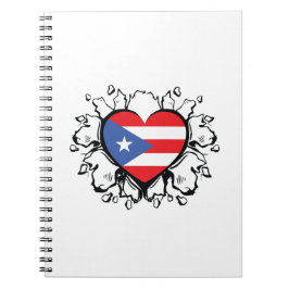 Cuaderno Bandera de Puerto Rico Boricua Cute simple