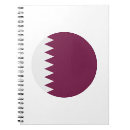 Cuaderno Bandera de Qatar
